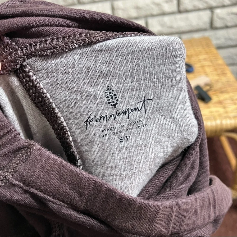 Free People Huddle Rainbow Hooded Long Sleeve Hoodie